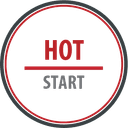 Hot Start (easier arcing of the electrode at the first burning moment)